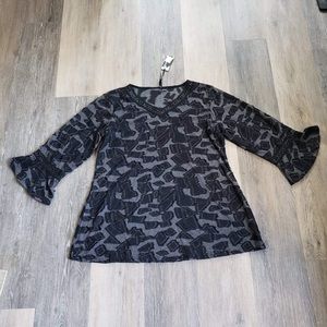 NWT Jaguard Frayed Top